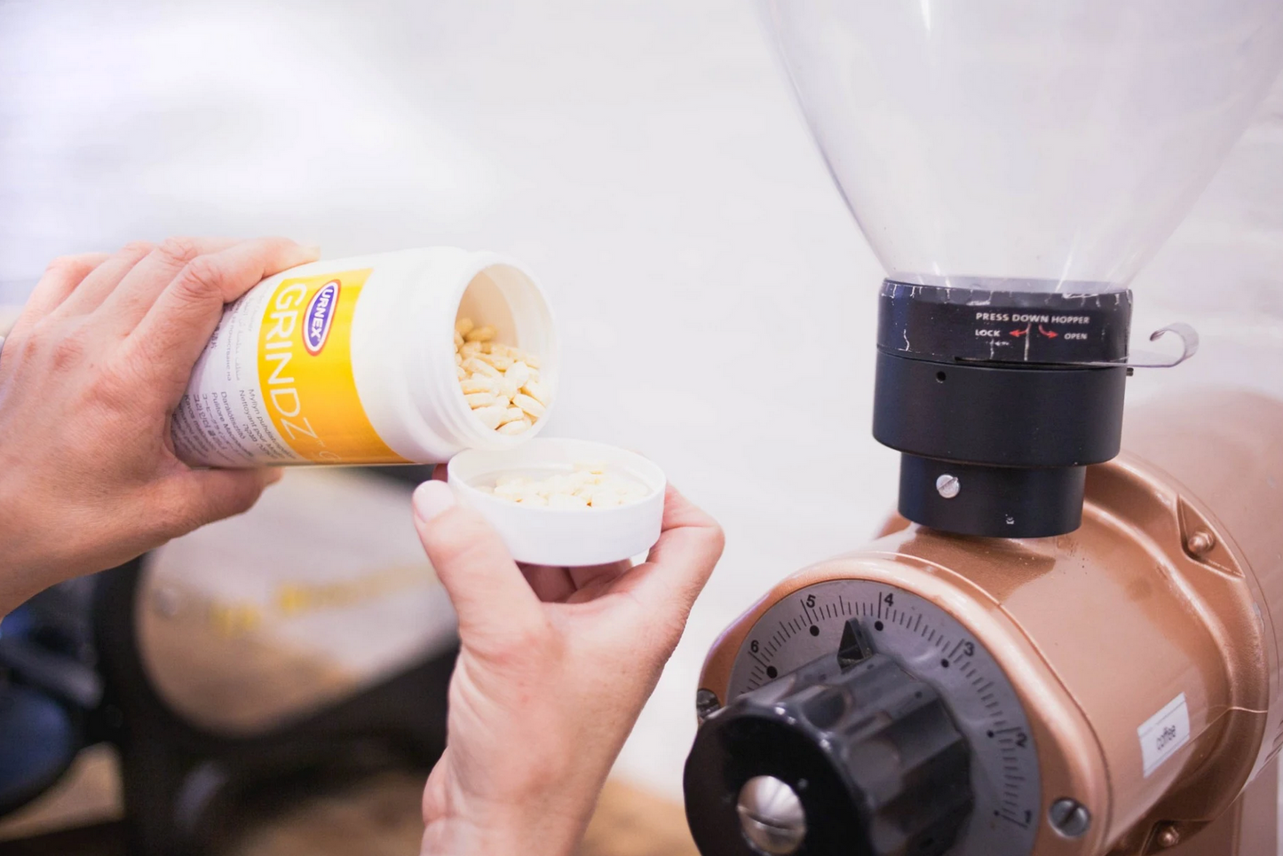 Nettoyant pour moulin à café Urnex Grindz