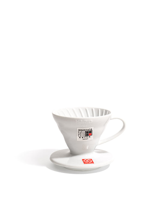 Hario V60 Filtre à café en céramique blanc - 01